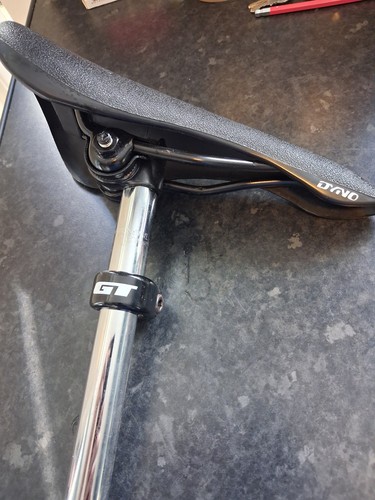 Dyno bmx seat and clamp - bmx,