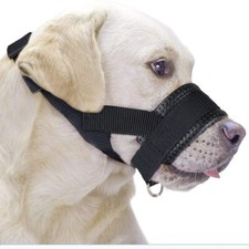 Safety Pet Product Dog Mask Mouth Grooming Mouth Muzzle Bark Chewing Adjustable