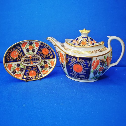Coalport imari teapot stand - imari,