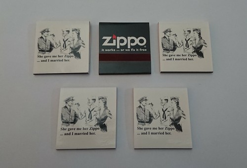 Vintage zippo match - zippo, book