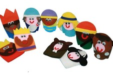 Felt nativity finger - 10,