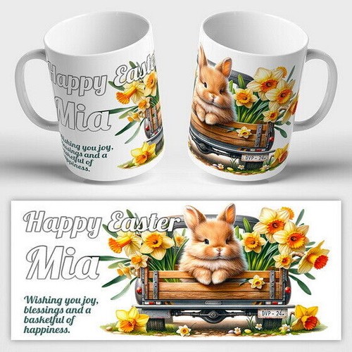 Personalised easter mug - personalised,