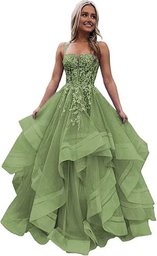 Evening gowns tulle prom - gowns,