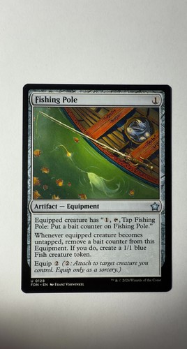 Fishing pole fdn 128 - pole, [fdn