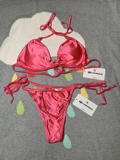 Leohex Pink XL Bikini Set Top