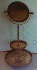 Vintage ornate metal dressing - metal,
