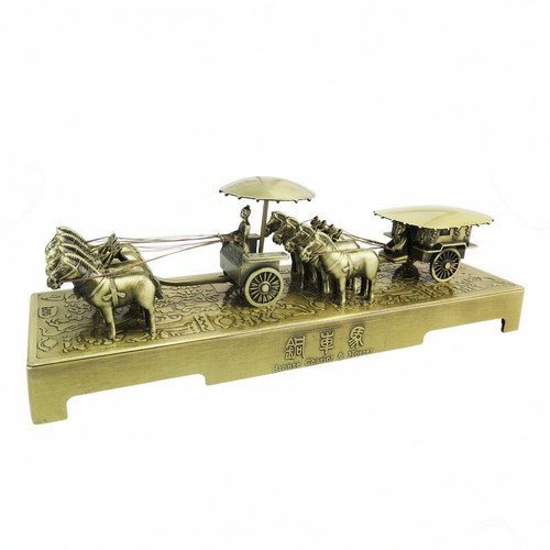Chariot and horses figurine - horses,