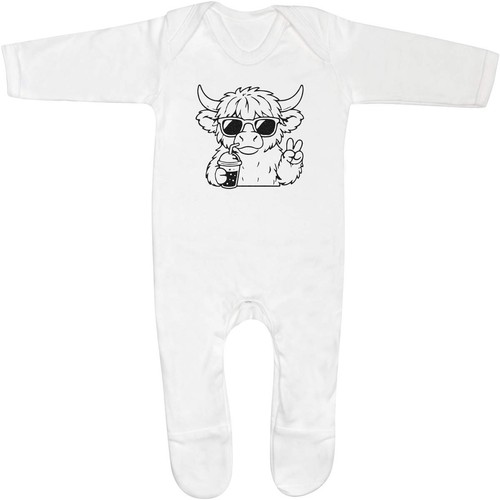 Cool highland cow baby - 'cool,