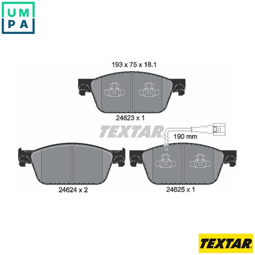 Brake pad set disc - set,