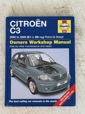 Haynes Manual 4890 - Citroen C3, 2002 to 2009, petrol & diesel
