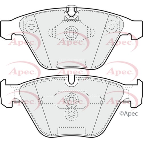Brake pads set for bmw - brake,