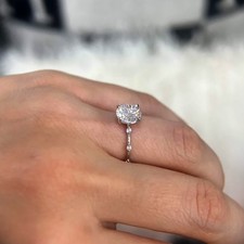 950 Platinum 1.10 Ct Lab Grown