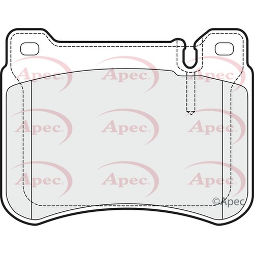 Brake pads set for mercedes - pads,