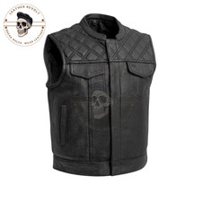 Men's Black Real Cowhide