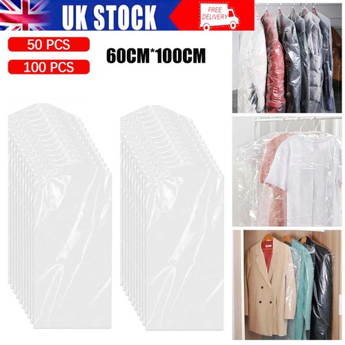 100 pcs clear garment - 50/100, bags