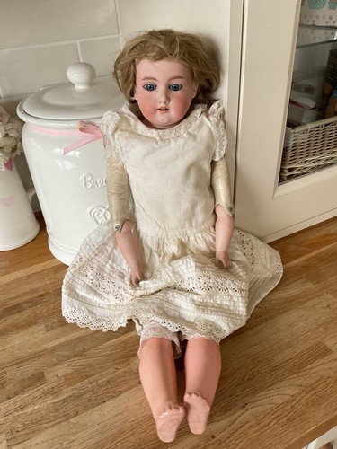 Antique german bisque doll 370 - antique,