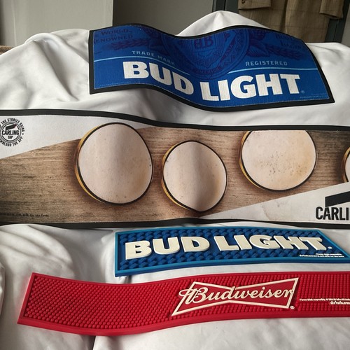 Budweiser carling rubber bar - carling,