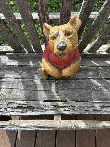 Carved wooden bear 14 - wooden,