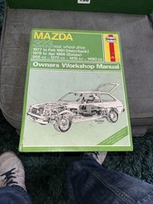 Mazda 323 RWD (1977-1985) Haynes Workshop Manual 1989 Print 