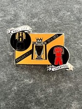 Hull City v Liverpool  Match Day Pin Badge Premier League 2014 MKM Stadium