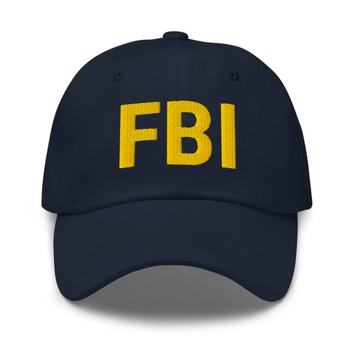 Fbi hat embroidered cap - embroidered,