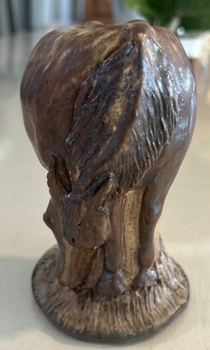 Studio pottery horse sculpture - pottery,