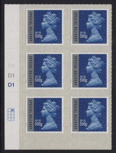 Security machin stamps - gb,