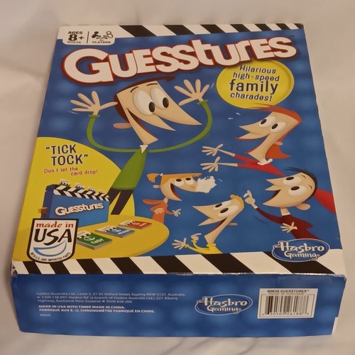 Guesstures hasbro board game - guesstures,