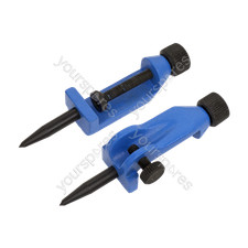 Sealey trammel point set 2pc - point,