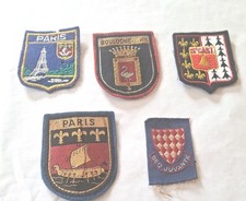 5 French themed Woven Cloth