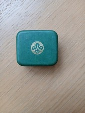 Boy Scouts Vintage Hallmarked Silver 'Thanks' Badge Boxed