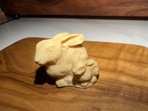 Faux resin rabbit - rabbit, baby