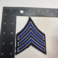 3 Stripe Blue Police SERGEANT