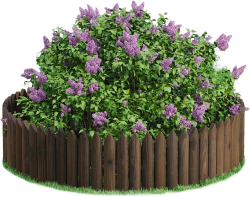 Wood garden edging border - garden,