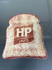 HP Sauce Slice of Toast Shaped Plate Official Merchandise 21 cm x 18.5 cm