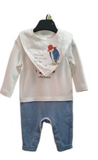 BNWT F&F Paddington Bear My First Christmas Sleepsuit Set up to 1 Month 56cm