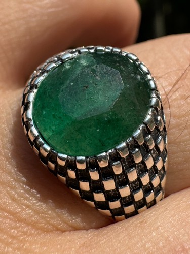 6ct natural emerald - 6ct, real
