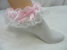 sissy adult baby frilly PINK