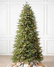 Balsam Hill - Silverado Slim Trees - 7 FT LIT + COLOUR RRP £479