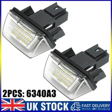 2Pcs Rear Number Plate Light