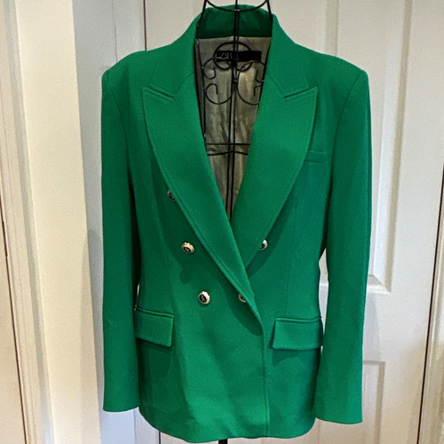 Zara women green - green, twill