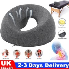 Ergonomic Lying Down Pillow Memory Foam Head Rest Support Face Massage Cushion