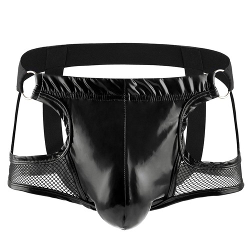 Men shiny leather - men's,