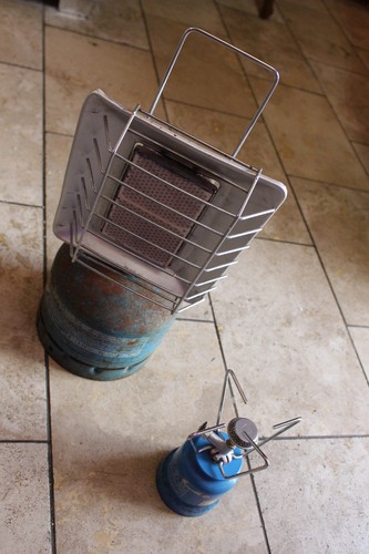 Camping heater and portable