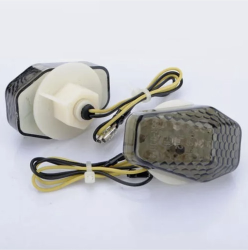 Smoked led indicators - indicators, flush