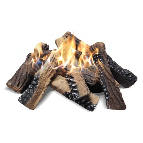 Large gas fireplace logs - gas,