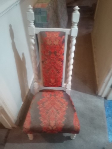 White victorian prie dieu - a,