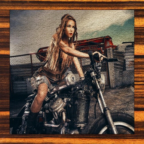 Girls and motorcycles - and,