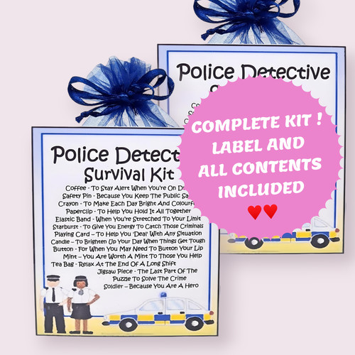 Police detective survival kit - police,