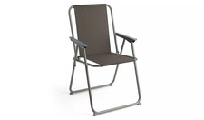 Habitat Folding Metal Garden Chair - Charcoal